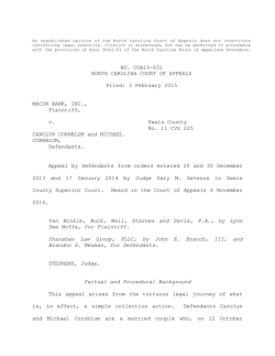 Macon Bank v. Cornblum- Clerical Error in Consent Order