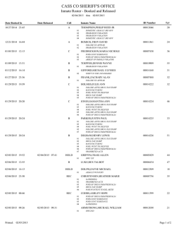 to view the current inmate list