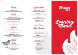 2015 Firepot Evening Menu.indd