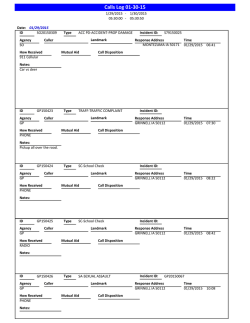Grinnell PD/PowCo Sheriffs/Police Blotter 01/30/15