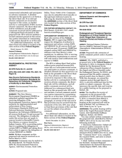 Federal Register/Vol. 80, No. 21/Monday, February 2, 2015
