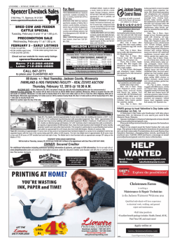 HELP WANTED - Jackson County Pilot