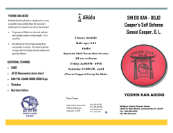Flyer - Aikido