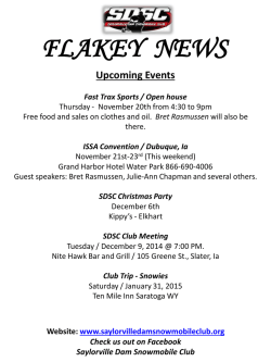 December 2014 - Saylorville Dam Snowmobile Club