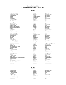 Hi Mark, - Ontario Band Association