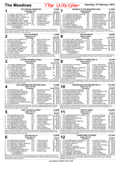 1 2 3 4 5 6 The Meadows