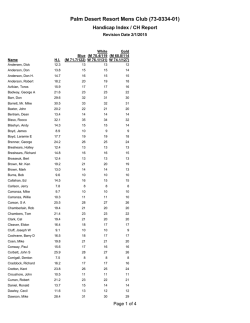 to see current handicap