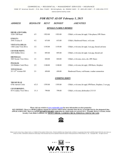 Area Wide Availability