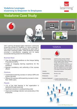 Vodafone - 24x7Learning