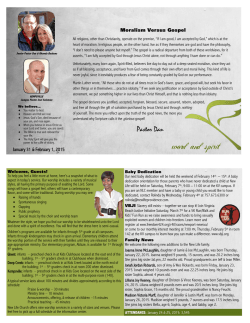 Weekly Bulletin - New Life Providence Church