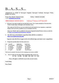 Page 1 03/02/15 British Alpine Seeding System