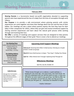 February 2015 - Sharing Parents of Sacramento