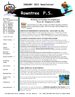 January Newsletter - Pages - Home