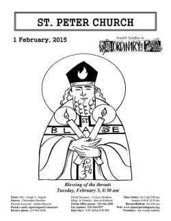 1 February, bulletin 2015,