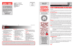 Keeping Current January 2015