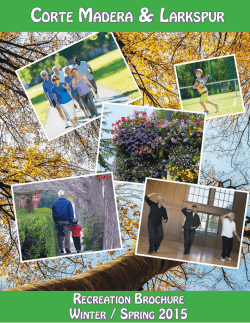 Winter/Spring 2015 - Larkspur Recreation