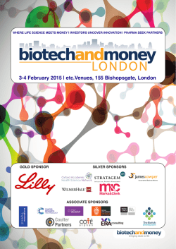 3-4 February 2015 | etc.Venues, 155 Bishopsgate, London