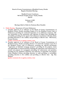 Commission Agenda 02/02/2015