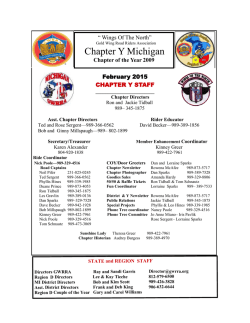 Chapter Y Michigan - GWRRA of Michigan