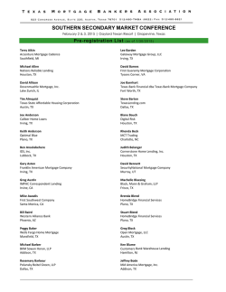 southern secondary market conference