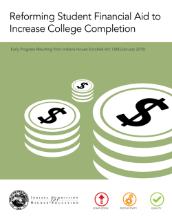 Reforming Student Financial Aid to Increase