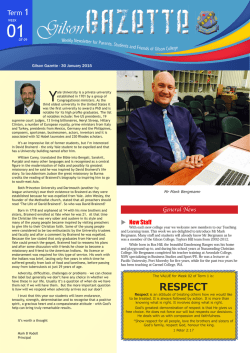 T1 W 01 - 30 January 2015