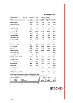 Foreign Exchange rates