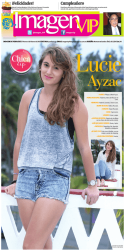 &iexcl;Felicidades! Cumplea&ntilde;ero - Agencia Imagen del Golfo