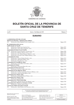 Bolet&iacute;n 017/2015, de fecha 5/2/2015