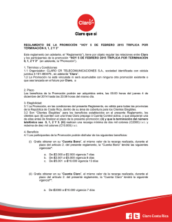 HOY 05 DE FEBRERO 2015 TRIPLICA POR TERMINACI&Oacute;N