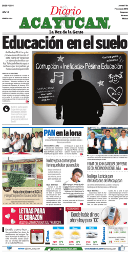 PANen la lona - Diario de Acayucan