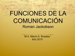 funciones de la comunicacion 2015