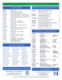 View  - St. Francis De Sales Catholic Church