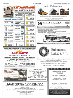 San Andr&eacute;s de Giles - Diario La Libertad