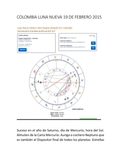COLOMBIA LUNA NUEVA 19 DE FEBRERO 2015