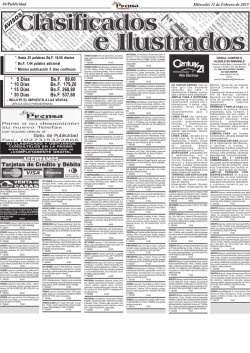 Clasificados - Obituarios