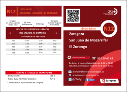 Zaragoza San Juan de Mozarrifar El Zorongo