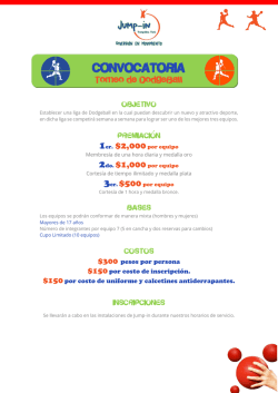 CONVOCATORIA - Jump-IN