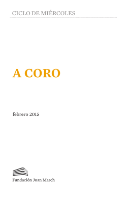 Programa - Fundaci&oacute;n Juan March