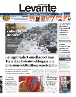 La negativa del Consell a que Gran Turia abra los - Levante-EMV