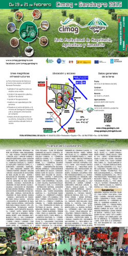 Folleto Programa 2015 - Cimag
