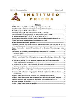 Titulares - Prisma Bolivia