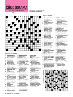 crucigrama