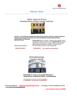 Listado de Activos Extraordinarios Grupo Financniero