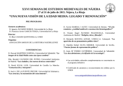 una nueva visi&oacute;n de la edad media: legado y renovaci&oacute;n