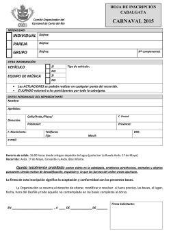 CARNAVAL 2015 - Carnaval de Coria del R&iacute;o