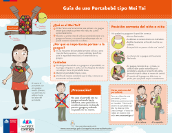 Instructivo para el uso del Portabebe o Mei Tai