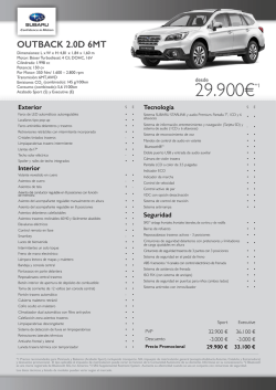 Ficha - Subaru