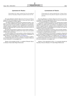 Ajuntament de Manises Ayuntamiento de Manises