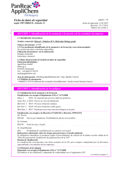 Ficha de datos de seguridad